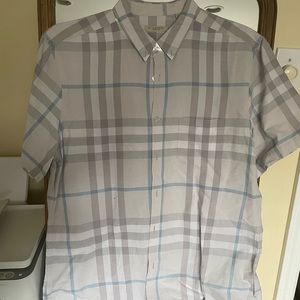 Burberry Brit short sleeve plaid shirt